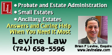 Law Levine, LLC - Estate Attorney in Washington PA for Probate Estate Administration including small estates and ancillary estates